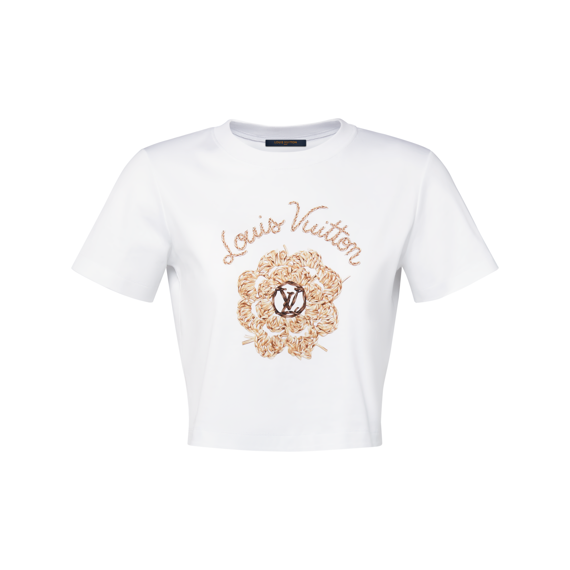 Woven Flower Print Crop Top - Women - Ready-to-Wear | LOUIS VUITTON ®